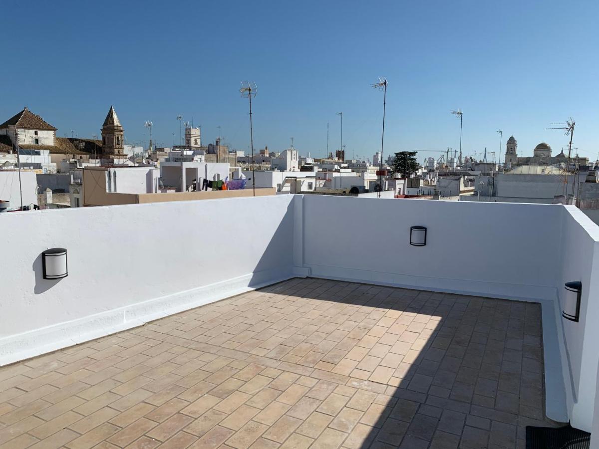 Atico Terraza Cadiz Centro Ascensor Playa De La Caleta Apartment ภายนอก รูปภาพ