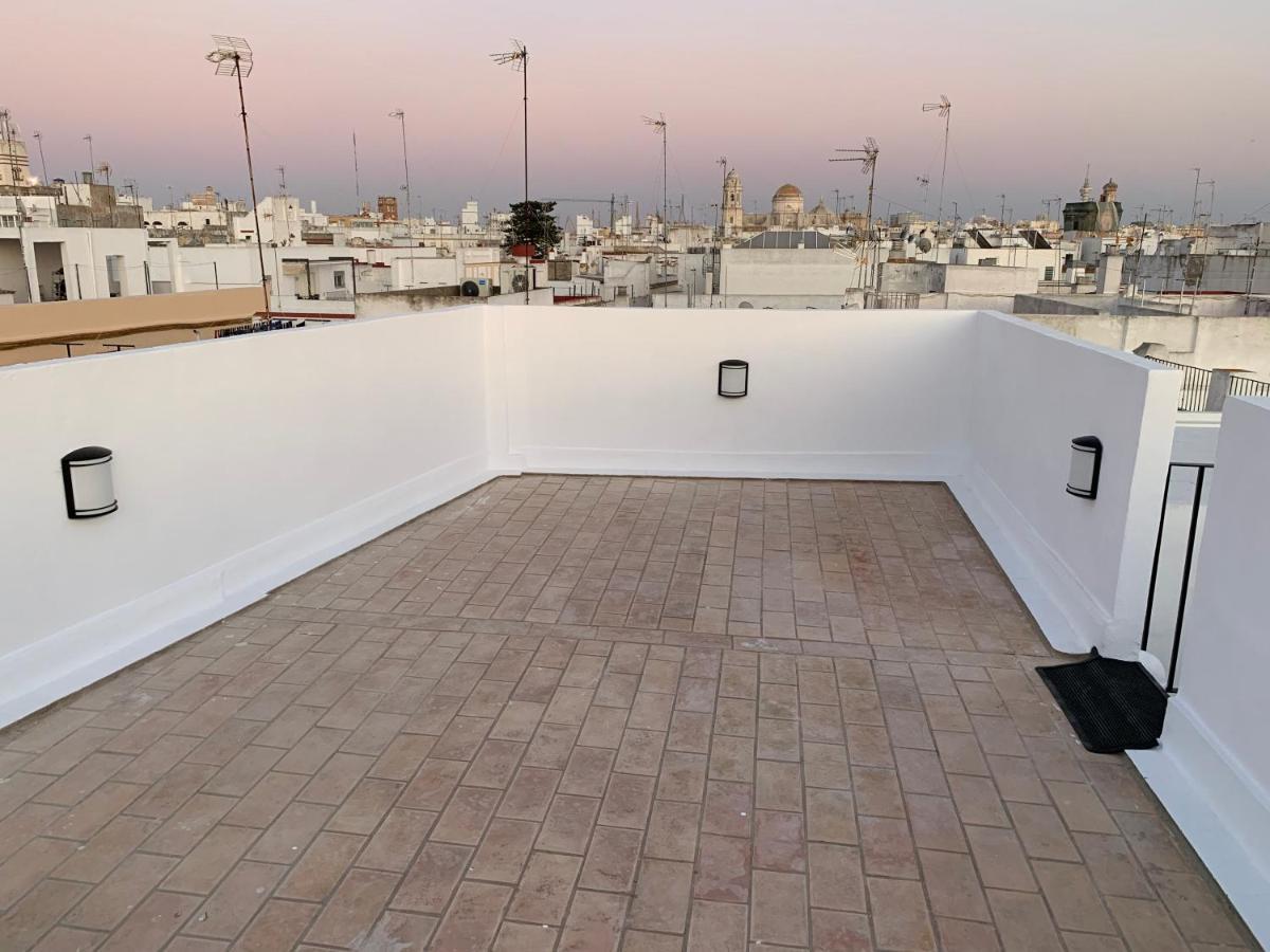 Atico Terraza Cadiz Centro Ascensor Playa De La Caleta Apartment ภายนอก รูปภาพ