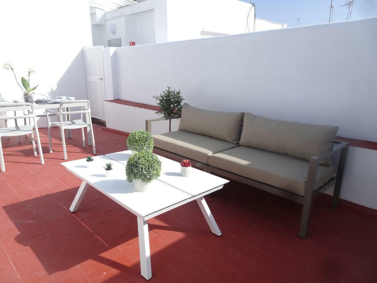 Atico Terraza Cadiz Centro Ascensor Playa De La Caleta Apartment ภายนอก รูปภาพ